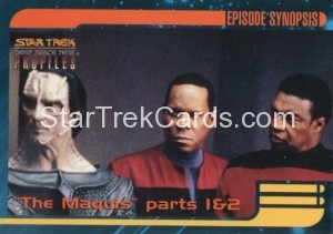 Star Trek Deep Space Nine Profiles Card 4