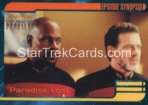 Star Trek Deep Space Nine Profiles Card 6