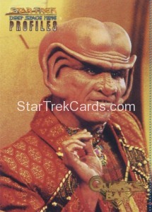 Star Trek Deep Space Nine Profiles Card Quark9