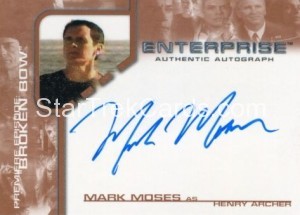 Enterprise Season One Trading Card BBA10