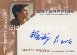 Enterprise Season One Trading Card BBA13