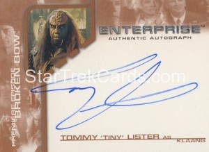 Enterprise Season One Trading Card BBA8
