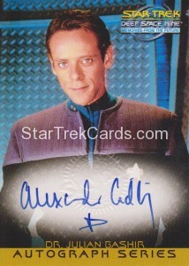 Star Trek Deep Space Nine Memories From The Future Trading Card A1 Blue Ink