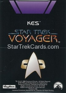 Star Trek Voyager Season One Series Two Trading Card P8
