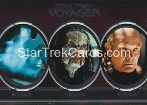 Star Trek Voyager Heroes Villains Card A005