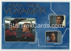 Star Trek Voyager Heroes Villains Card R001
