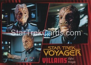 Star Trek Voyager Heroes Villains Card014