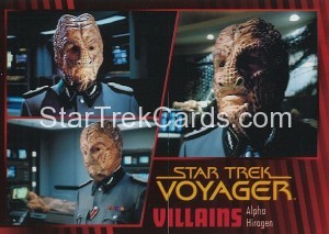 Star Trek Voyager Heroes Villains Card0141