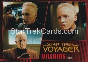 Star Trek Voyager Heroes Villains Card048