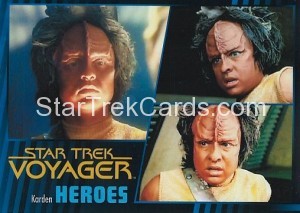 Star Trek Voyager Heroes Villains Card049