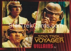 Star Trek Voyager Heroes Villains Card055
