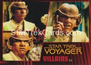 Star Trek Voyager Heroes Villains Card0551