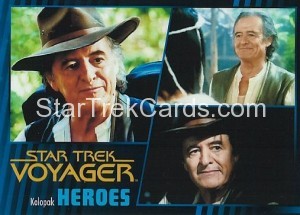 Star Trek Voyager Heroes Villains Card0561