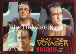 Star Trek Voyager Heroes Villains Card061