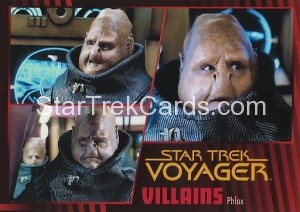 Star Trek Voyager Heroes Villains Card075