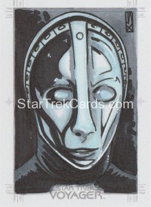 Star Trek Voyager Heroes Villains Sketch John Jackman Front