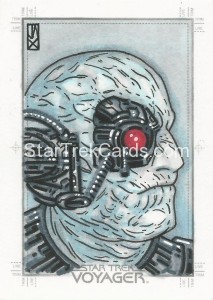 Star Trek Voyager Heroes Villains Sketch John Jackman Front1