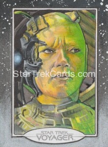 Star Trek Voyager Heroes Villains Sketch Michael James Front Alternate