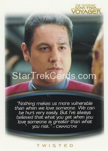 The Quotable Star Trek Voyager Trading Card 11