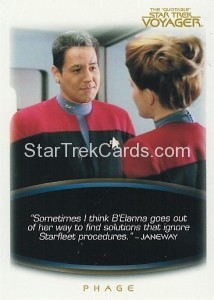 The Quotable Star Trek Voyager Trading Card 12