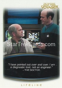 The Quotable Star Trek Voyager Trading Card 22