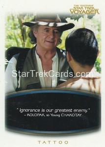 The Quotable Star Trek Voyager Trading Card 28