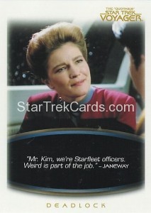 The Quotable Star Trek Voyager Trading Card 35