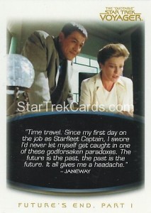 The Quotable Star Trek Voyager Trading Card 43