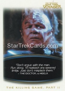 The Quotable Star Trek Voyager Trading Card 65