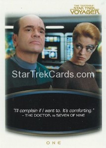 The Quotable Star Trek Voyager Trading Card 66