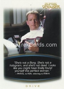 The Quotable Star Trek Voyager Trading Card 68