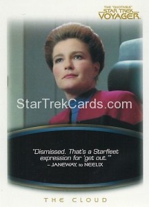 The Quotable Star Trek Voyager Trading Card 9