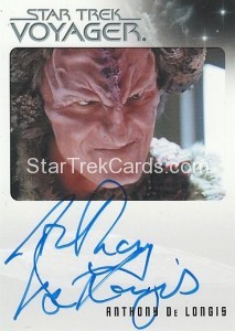 The Quotable Star Trek Voyager Trading Card Autograph Anthony De Longis