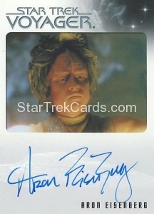 The Quotable Star Trek Voyager Trading Card Autograph Aron Eisenberg