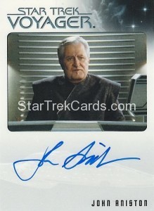 The Quotable Star Trek Voyager Trading Card Autograph John Aniston