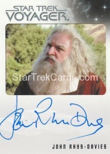 The Quotable Star Trek Voyager Trading Card Autograph John Rhys Davies