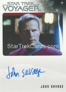 The Quotable Star Trek Voyager Trading Card Autograph John Savage