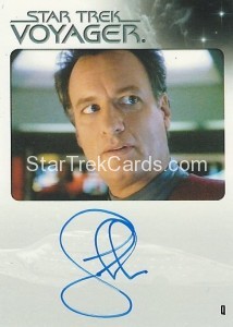 The Quotable Star Trek Voyager Trading Card Autograph John de Lancie