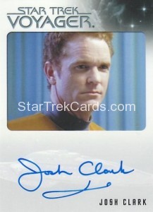 The Quotable Star Trek Voyager Trading Card Autograph Josh Clark