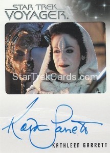 The Quotable Star Trek Voyager Trading Card Autograph Kathleen Garrett