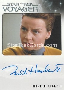 The Quotable Star Trek Voyager Trading Card Autograph Martha Hackett