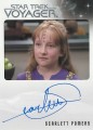 The Quotable Star Trek Voyager Trading Card Autograph Scarlett Pomers