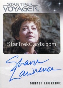The Quotable Star Trek Voyager Trading Card Autograph Sharon Lawrence