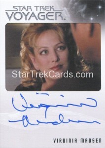 The Quotable Star Trek Voyager Trading Card Autograph Virginia Madsen
