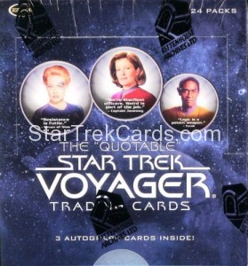 The Quotable Star Trek Voyager Trading Card Box