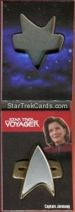 The Quotable Star Trek Voyager Trading Card Communicator Pin 1 of 9 Alternate