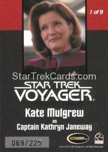 The Quotable Star Trek Voyager Trading Card Communicator Pin 1 of 9 Back