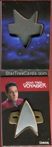 The Quotable Star Trek Voyager Trading Card Communicator Pin 2 of 9 Alternate