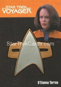 The Quotable Star Trek Voyager Trading Card Communicator Pin 4 of 9