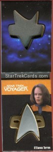 The Quotable Star Trek Voyager Trading Card Communicator Pin 4 of 9 Alternate